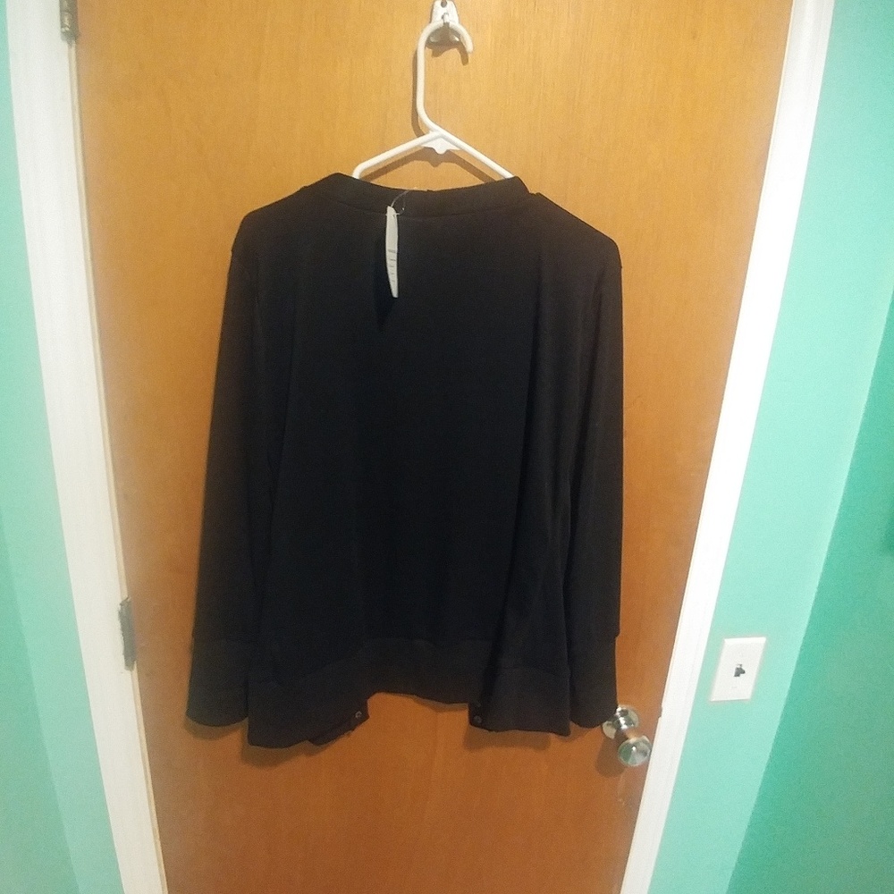 Black Button Down Carnigan
